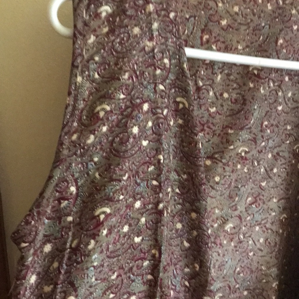 Silk open front asymmetrical “cardigan” S/M